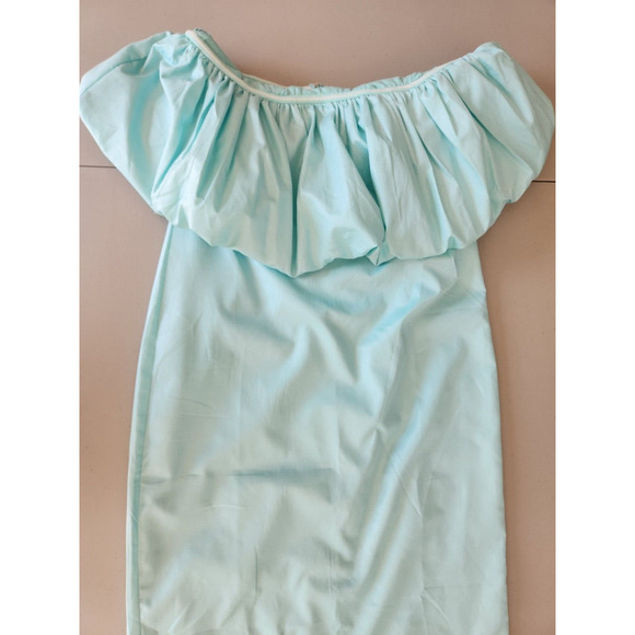 NWD Anthropologie Let Me Be Slim Bubble Dress Size S Blue Hawaiian #MB401 - Picture 4 of 11